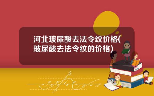 河北玻尿酸去法令纹价格(玻尿酸去法令纹的价格)