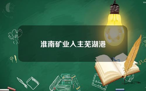 淮南矿业入主芜湖港