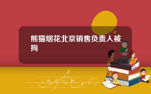 熊猫烟花北京销售负责人被拘