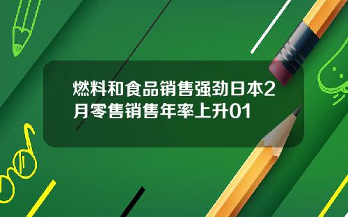 燃料和食品销售强劲日本2月零售销售年率上升01
