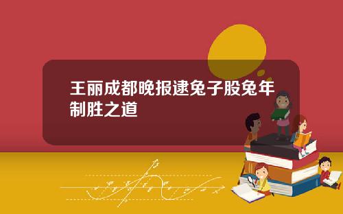 王丽成都晚报逮兔子股兔年制胜之道