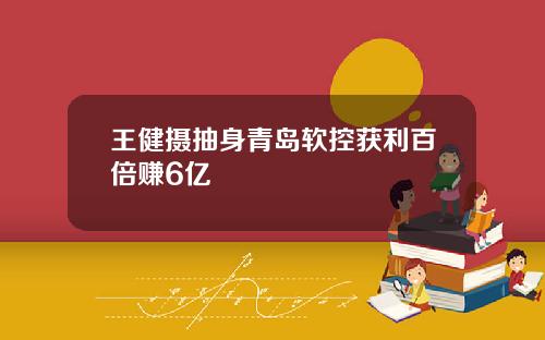 王健摄抽身青岛软控获利百倍赚6亿