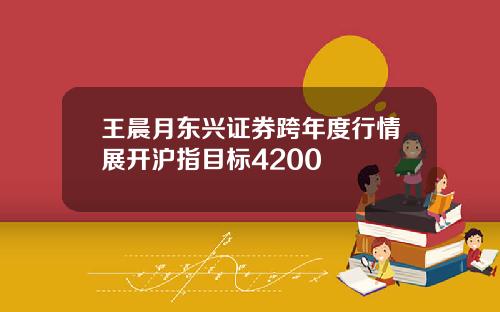 王晨月东兴证券跨年度行情展开沪指目标4200