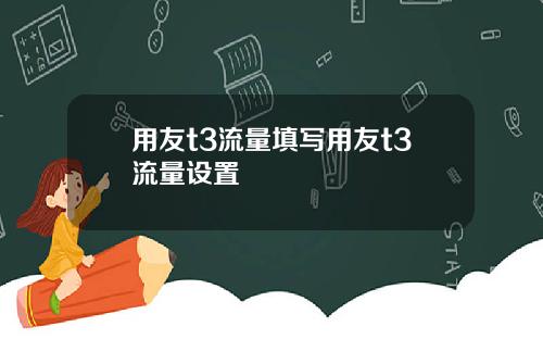 用友t3流量填写用友t3流量设置