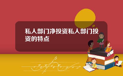 私人部门净投资私人部门投资的特点