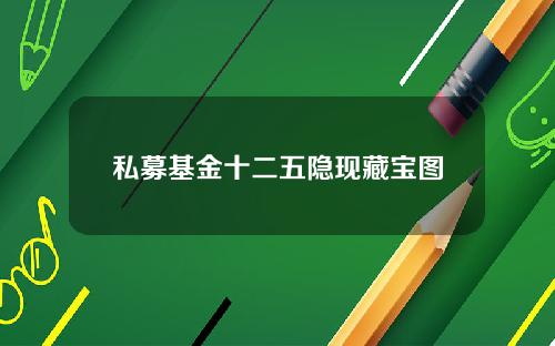 私募基金十二五隐现藏宝图