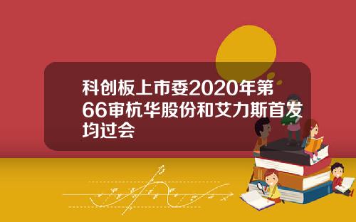 科创板上市委2020年第66审杭华股份和艾力斯首发均过会