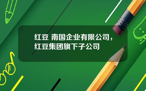红豆 南国企业有限公司,红豆集团旗下子公司