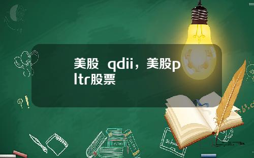 美股  qdii，美股pltr股票