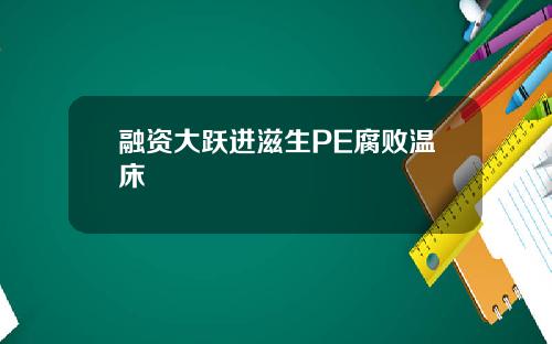 融资大跃进滋生PE腐败温床
