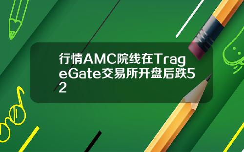 行情AMC院线在TrageGate交易所开盘后跌52