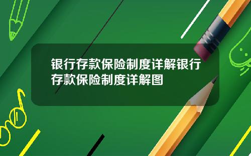 银行存款保险制度详解银行存款保险制度详解图
