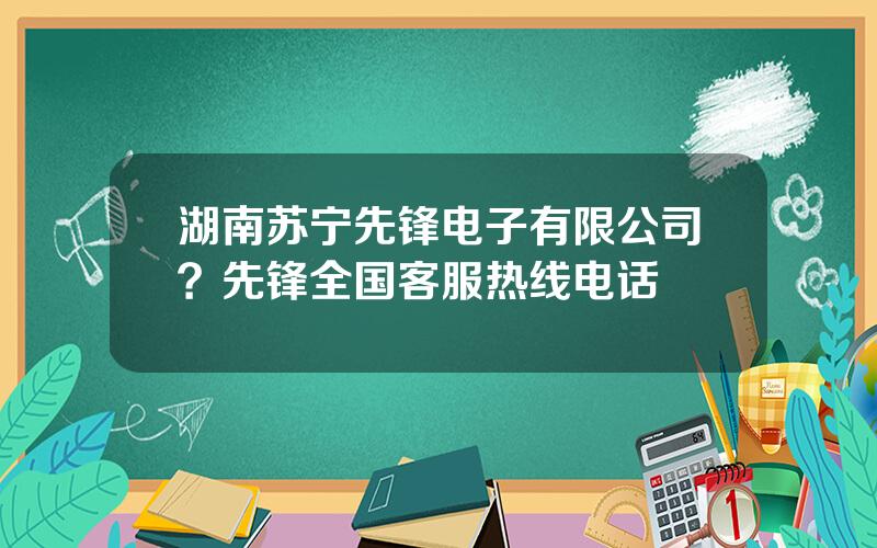 湖南苏宁先锋电子有限公司？先锋全国客服热线电话