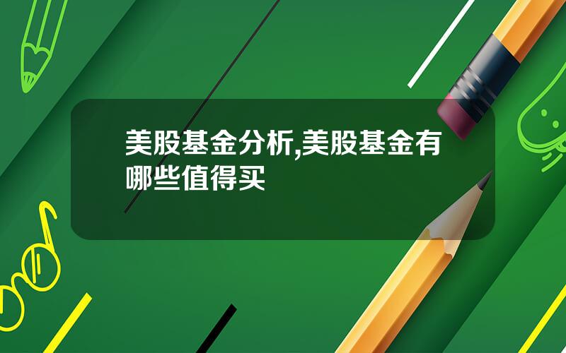 美股基金分析,美股基金有哪些值得买