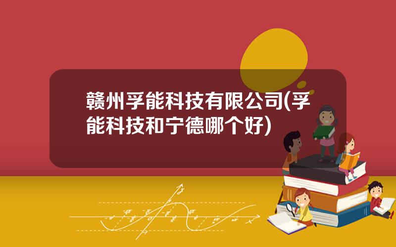 赣州孚能科技有限公司(孚能科技和宁德哪个好)